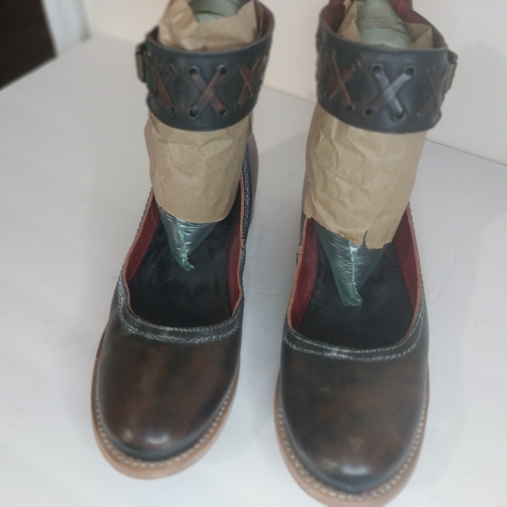 FIREBIRDS Moana Size 10 Elegant Brown Leather Women's Heels - Picture 4 of 12